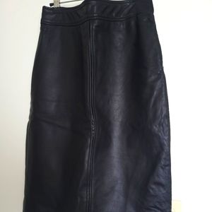 Leather skirt